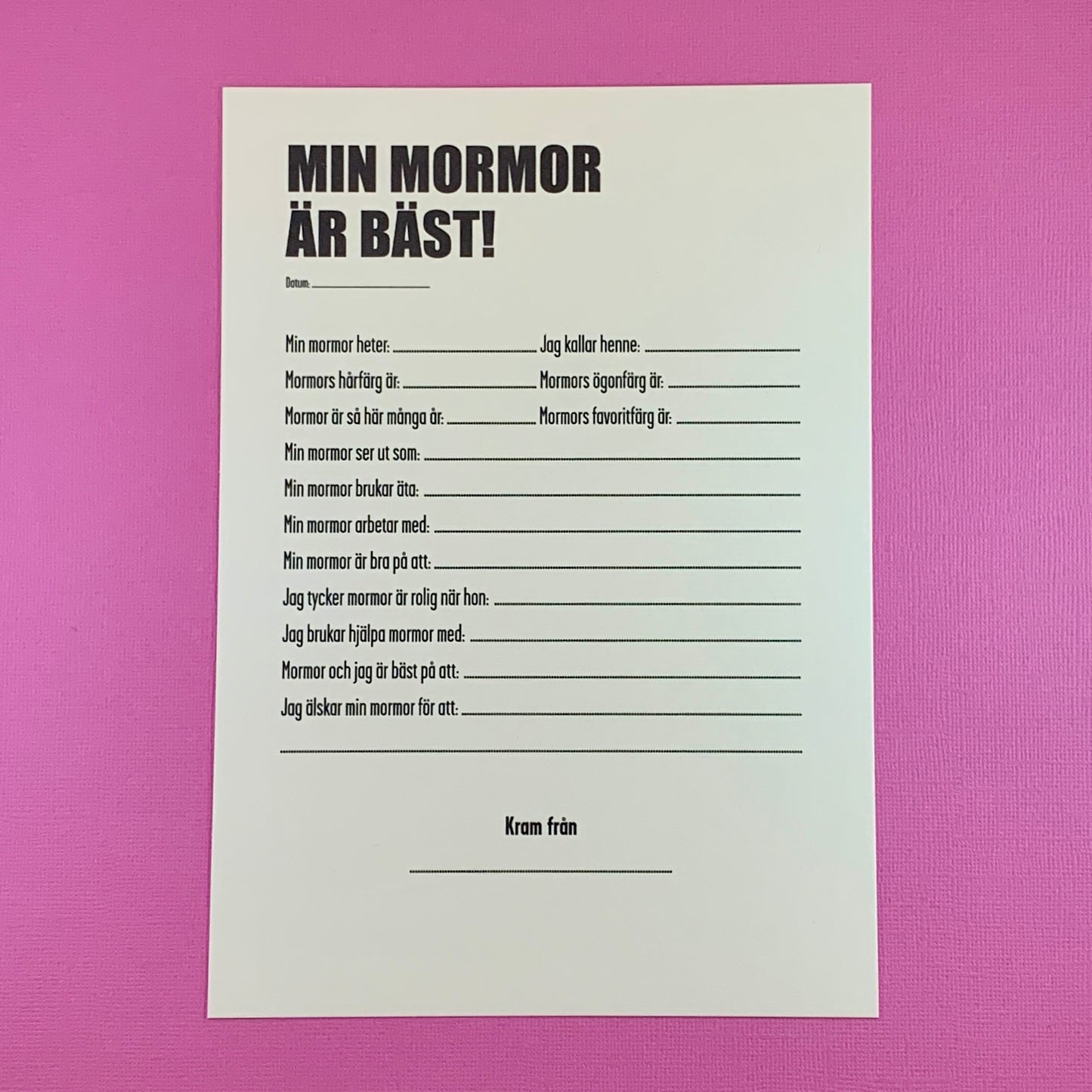 Bästa kortet