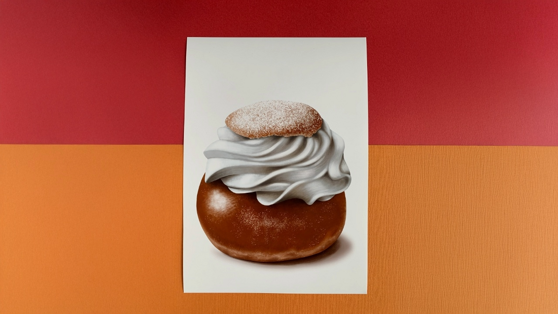 Färska semlor direkt från skrivaren