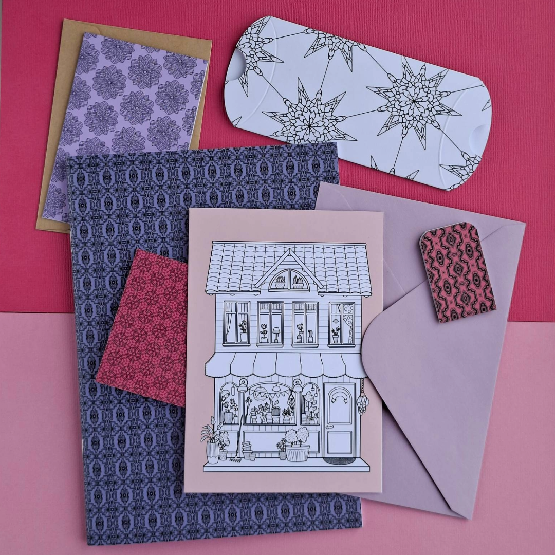 En samling brevpapper