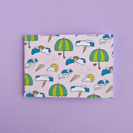 Väderleken anteckningsbok mini