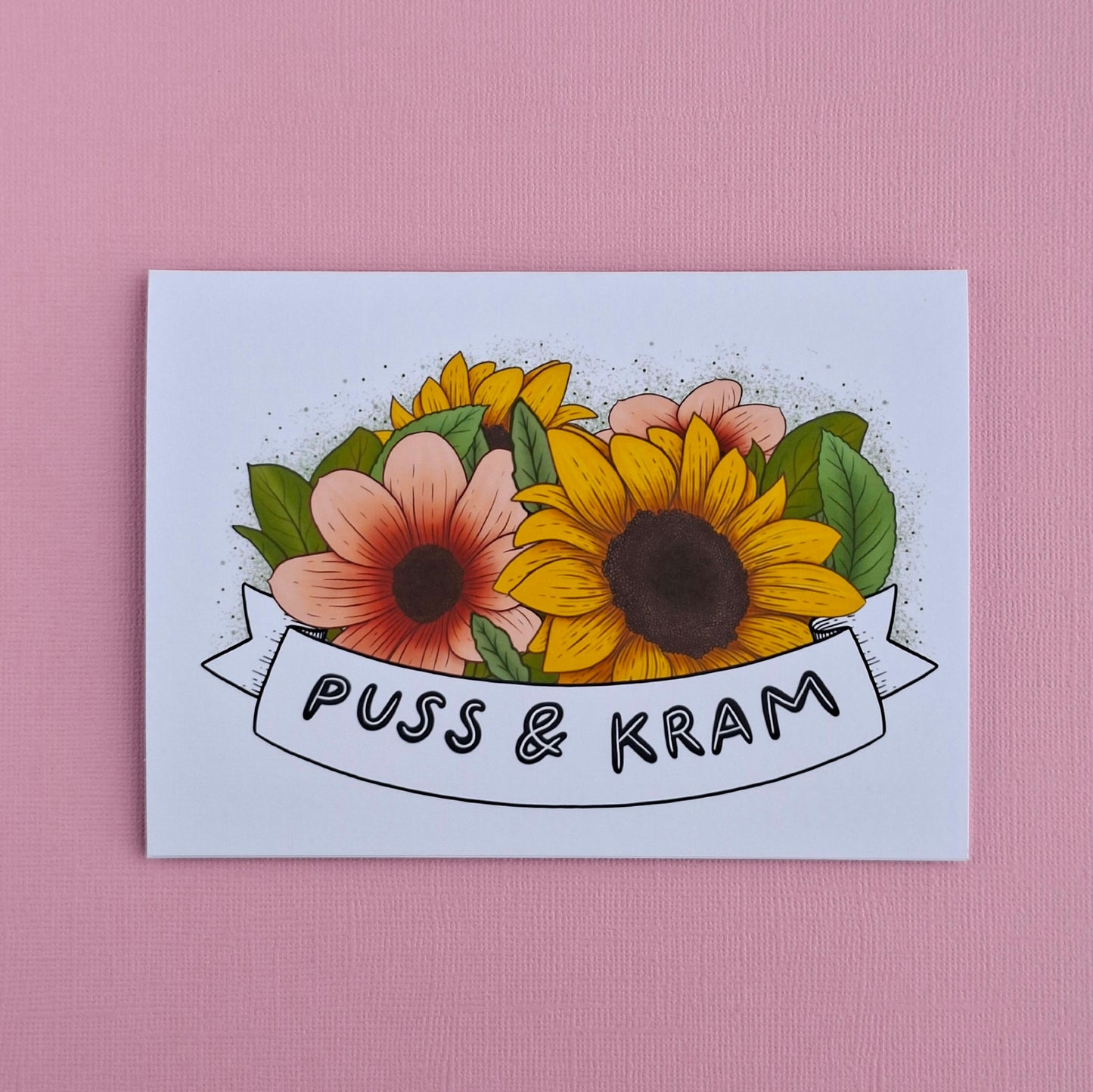 Puss & kram gratulationskort